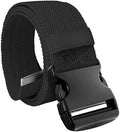 EMS XTRM Gait Belts for Seniors, Belt to Lift Elderly Standing Assist Aid Quick Release Buckle for Caregivers, Nurses, Home Health Aides, Physical Therapists (Plastic Buckle - Black) by EMSXTRM