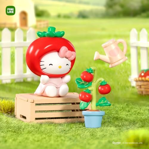 Sanrio Blind Box Hello Kitty Mini Figures Storage Box Joyful Farm Series Bean Mystery for Car Accessories Decorations Home Decor Birthday Gifts, Three Pieces in One Box, Random One Figure - Image 7