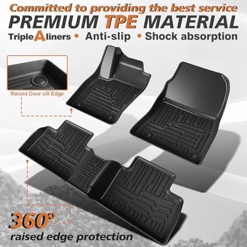 TripleAliners Floor Mats for 2025-2026 Nissan Kicks Accessories Anti-Slip - Image 2