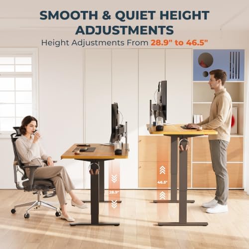 60x 24x 1''One-piece Standing Desk Stand Up Adjustable Desk - Image 4