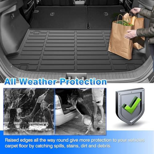 Cartist Floor Mats and Cargo Liner Fit for Hyundai Kona 2018-2023/Kona N 2022-2023 (No Electric Models) All Weather Floor Mat Kona Accessories Heavy Duty Carpet Protection - Image 6