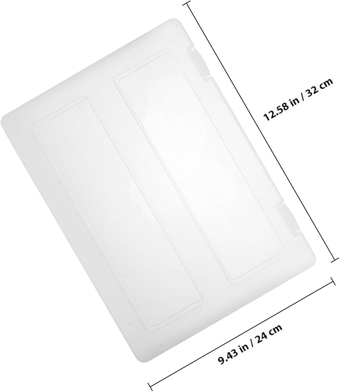 4pcs File Storage Box Clear Wear-resistant Plastic Document Organizer - Image 2