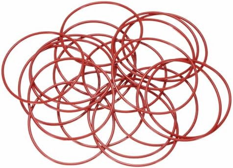 20pcs Silicone O-Ring 56.6x53x1.8mm Metric Sealing Gasket by Unknown