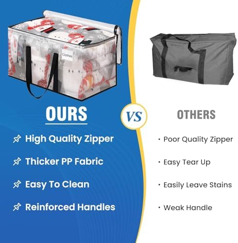 RoomHacks Moving Bags, Heavy Duty Large Storage Bags, 100L, 10 Pack, Clear - Image 5