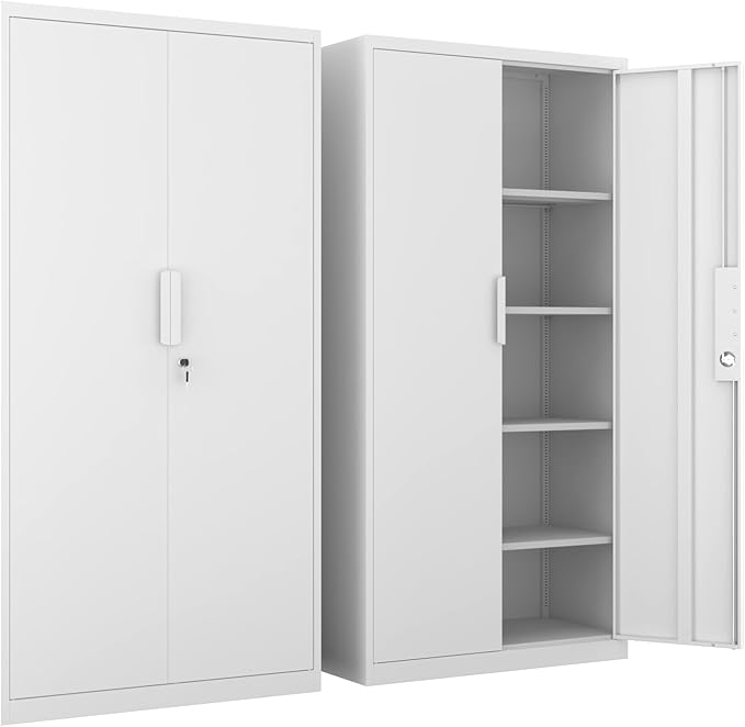 Metal Garage Storage Cabinet by Unknown