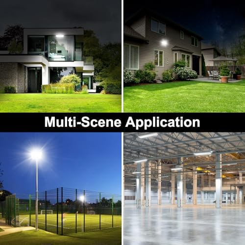 Kekeou 100W LED Flood Light 14000LM, Yard Security Lighting 6500K - Image 6