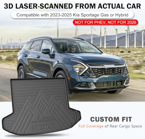 KUST Trunk Cargo Mat for 2023-2025 Kia Sportage (Not for PHEV or 2026) - Image 2