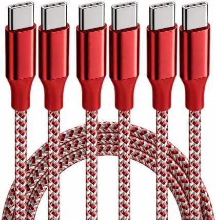 KYEHD USB C Cable，3 Pack 10FT 60W Fast Charging USB C to USB C Cable, Durable Type C Charger Cable for iPhone 17/16/15/iPad MacBook CarPlay and More by Unknown
