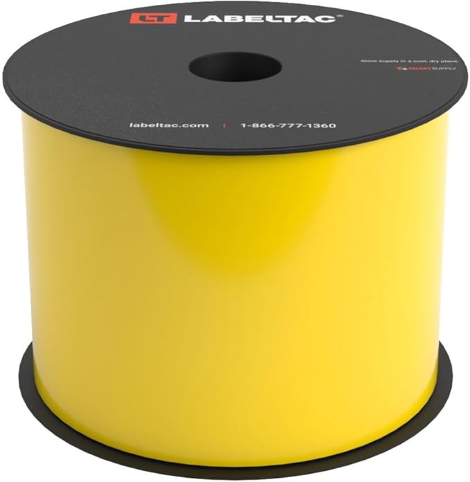 LT4/LT4P/LTPX Label Supply 3.5" x 150' Yellow by LabelTac