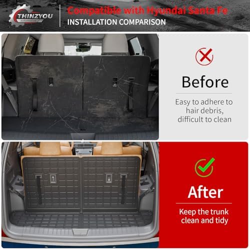 Floor Mats for 2024 2025 2026 Hyundai Santa Fe Gas & Hybrid - Image 5
