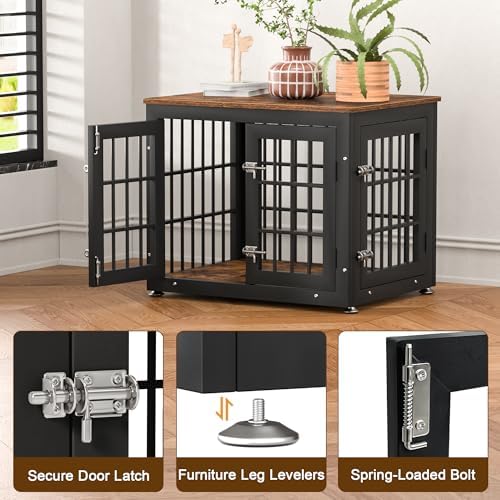 rehomerance 26" Heavy Duty Dog Crate Furniture for Small Dogs - Image 4