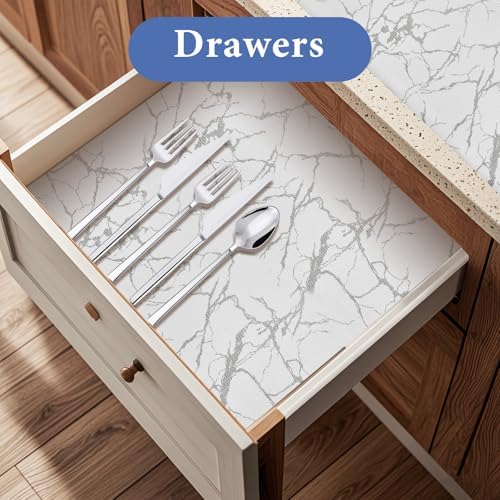 Drawer and Shelf Liner for Kitchen Cabinet: 23.6 in X 20 Ft Non Slip - Image 2