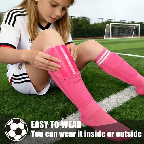 Soccer Shin Guards for Kids Youth Toddler, Shin Pads for Age 2-12 - Image 5