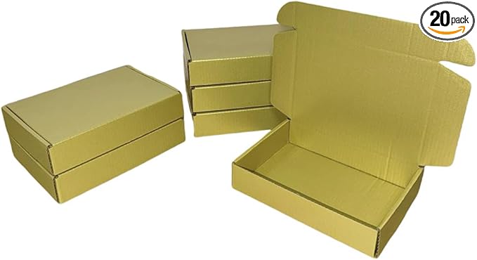 20 Pcs 14.2 x 9.4 x 3.2 inches Shipping Boxes by Unknown