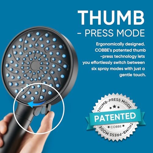 Cobbe Filtered Shower Head with Handheld, Water Softener for Hard Water - Image 3