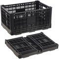 72L Collapsible Milk Crate with Handles, by Shineyaplus