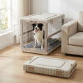 ZOMISIA Collapsible Dog Crate with Bed Mat, 36'' Dog Kennel for Large Dogs by Zomisia