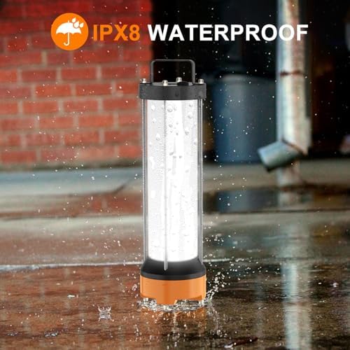 400W LED Temporary Work Light, 56000 LM 5000K Daylight White IPX8 Waterproof Job Site Construction Lighting, High-Brightness Portable Temp Lighting for Outdoor and Industrial Use - Image 5