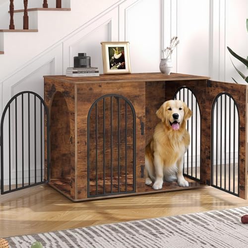 Hzuaneri 44.1'' Dog Crate Furniture,Dog Kennel Indoor for Medium/Large Dogs by Hzuaneri