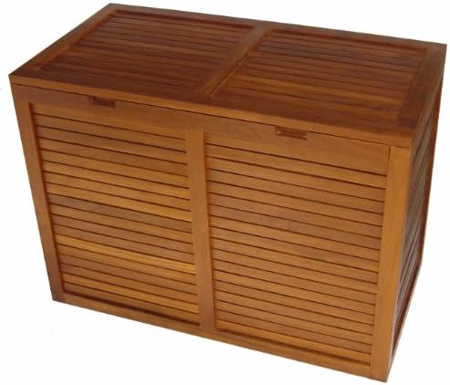 The Original Spa Double Teak Laundry or Storage Hamper - Image 5