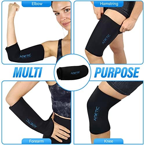 Value 2 Pack - Cold Therapy Compression Ice Sleeve, Knee Ice Pack Wrap - Image 4