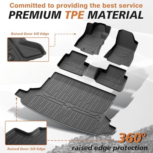 TripleAliners Trunk & Floor Mats for 2025-2026 Subaru Forester, Not Hybrid - Image 3