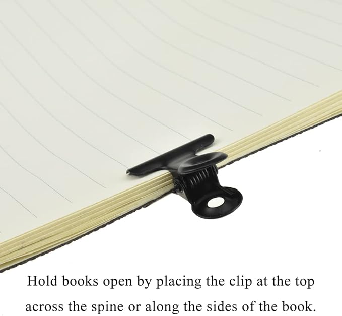 HAHIYO 0.87inch Black Bulldog Clips Metal File Hinge Binder Clips Clamps Save - Image 5