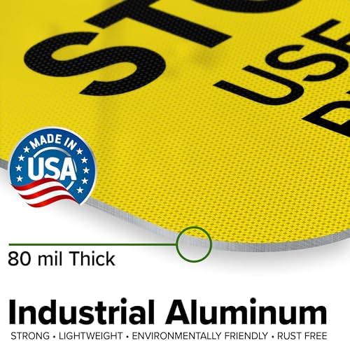 Caution Pesticide Storage Area Use Proper Personal Protective Equipment Sign, 12x18 Inches, 3M EGP Reflective .063 Aluminum, Fade Resistant, Made in USA by My Sign Center - Image 3