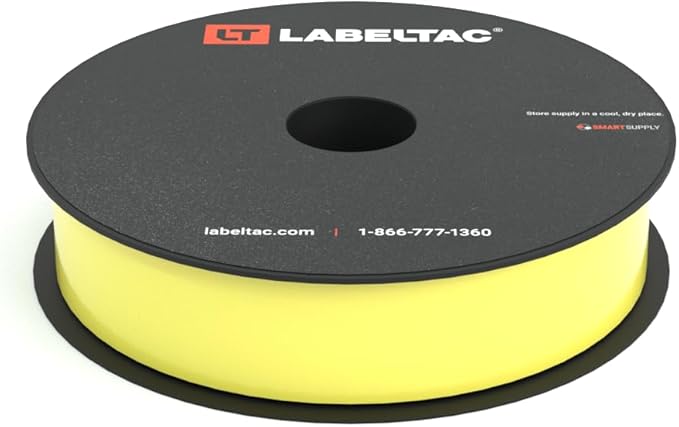 LabelTac LT4/LT4P/LTPX Label Supply 1" x 150' Hi-Vis Yellow by LabelTac