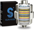SR SUN RISE 20 Stage Shower Filter for Hard Water, 1 Cartridge, Nickel by SRSUNRISE
