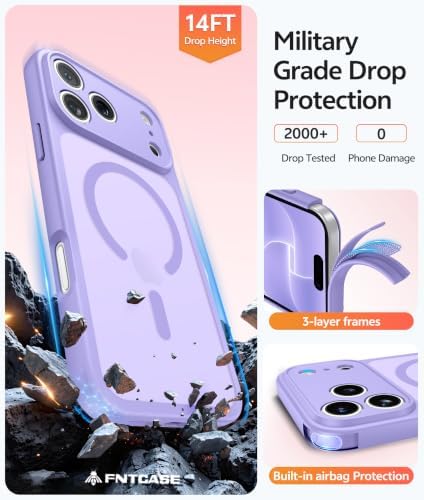 FNTCASE for iPhone 18 Pro Max Case/iPhone 17 Pro Max Case, Screen Protector - Image 6