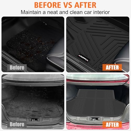 Floor Mats Cargo Liner for Ford Mustang 2015-2025 (NOT for Mach-E) - Image 5