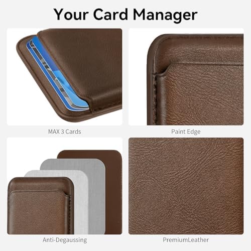 Magnetic Wallet Cell Phone Card Holder for Phone Case with Mag-Safe - Image 3