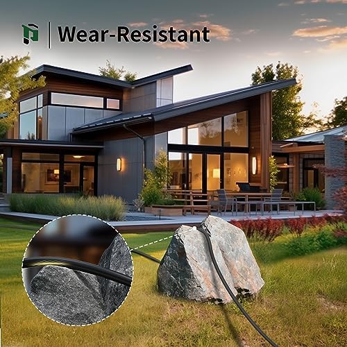 PLUGTUL Extension Cord 75 FT | 16/3 Outdoor Extension Cord Waterproof, Heavy Duty 3 Prong Extension Cord Black, 13A 1625W SJTW, ETL Listed, Great for Garden and Home - Image 7
