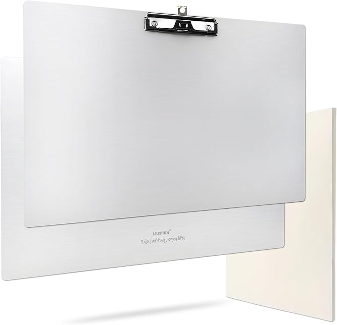Aluminum 11x17 Clipboard Metal Stainless Hangable Clipboards Art Pen Holder - Image 7