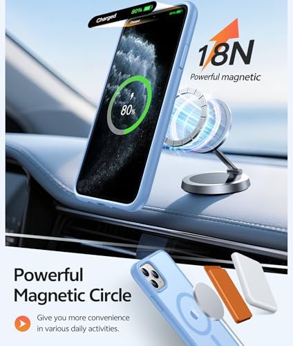 FNTCASE for iPhone 11 Pro Case, Fit for Magsafe, Translucent Matte Back - Image 3