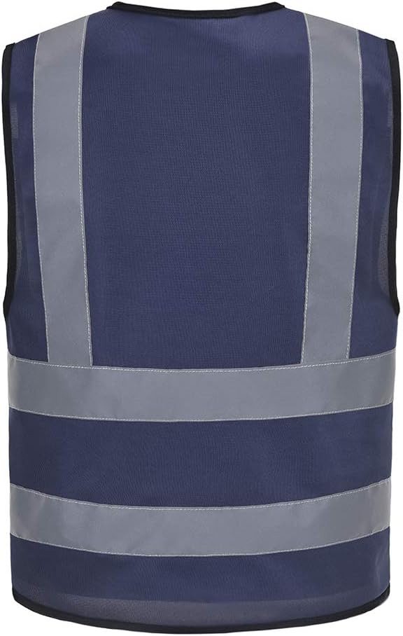 AYKRM 12 colour High visibility viz vest hi vis viz reflective work - Image 4