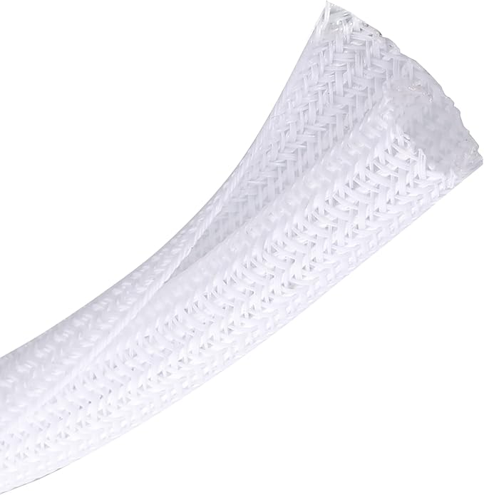 CrocSee 10ft - 3/8 inch Braided Cable Management Sleeve Cord Protector - by CrocSee