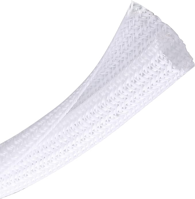 CrocSee 25ft - 1 inch Braided Cable Management Sleeve Cord Protector - by CrocSee