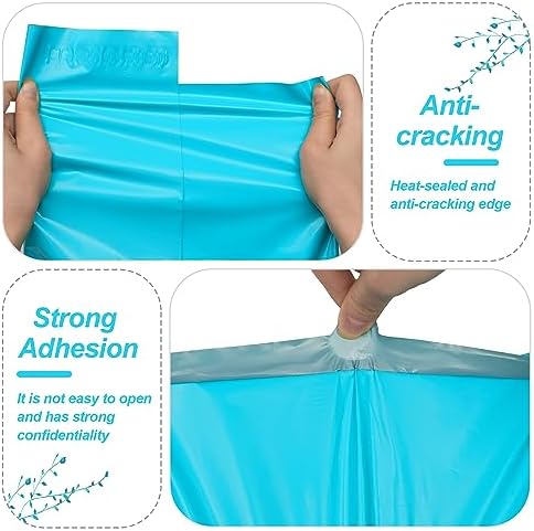 JinRuiKJ Thank You Poly Mailers 10x13 Inch, 100 PCS, Blue - Image 4