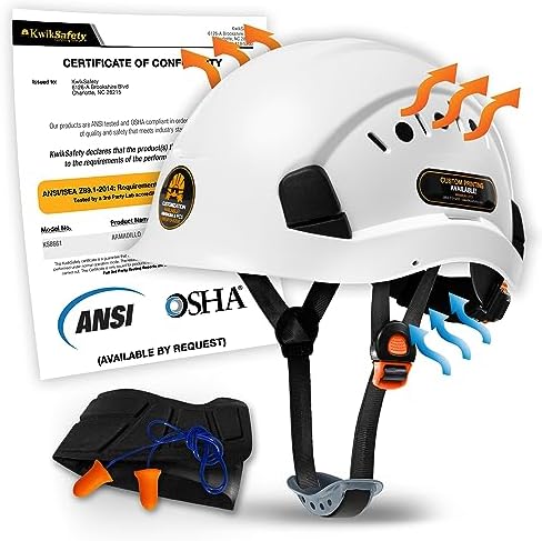 KwikSafety - Charlotte, NC - Hard Hats [Full Brim, Cap Style, Climbing Style] Type 1, Class C ANSI OSHA by KwikSafety