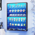 Wall Display Case with Glass Doors, Sports Card Display Case by AauroHome