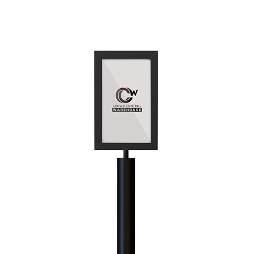 Floor Standing Sign Frame with Steel Low Profile Base, 7 inches by 11 inches - Image 7