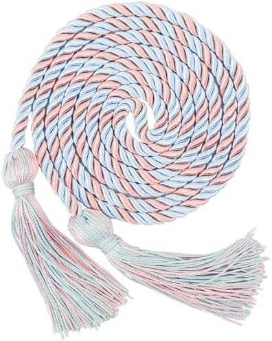 GraduationMall Graduation Honor Cord 68" SkyBluePink by GraduationMall%C2%AE