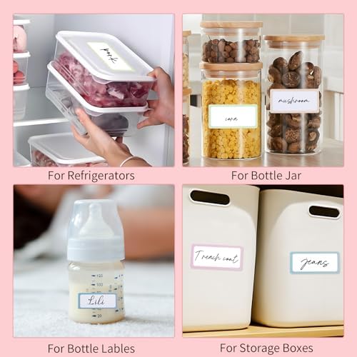 1000 Removable Freezer Labels, 1 x 2 Inch, Waterproof, 10 Colors - Image 5