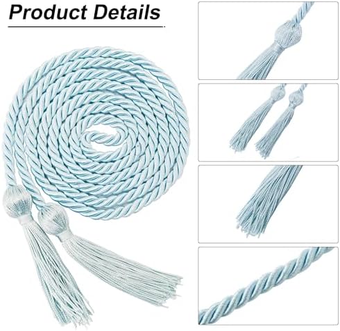 GraduationMall Graduation Honor Cord 68" Sky Blue - Image 3
