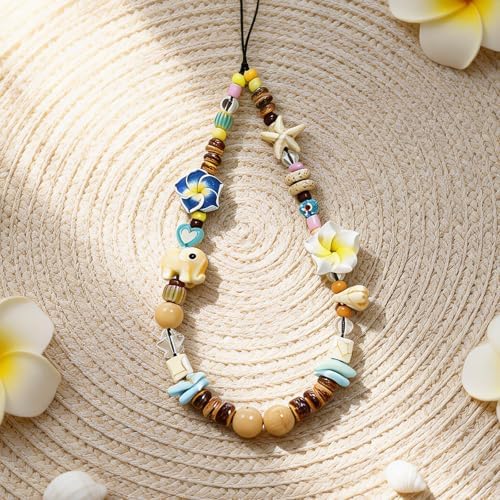 Beaded Camera Wrist Strap Cute Digital Camera Charm Lanyard Phone Charms Strap Beaded Camera Chain for Phone - Image 4
