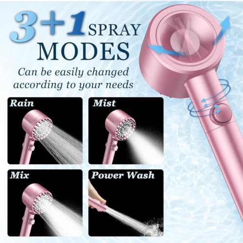 FEELSO Filtered Shower Head with Handheld, High Pressure Shower Filter Head - Image 6
