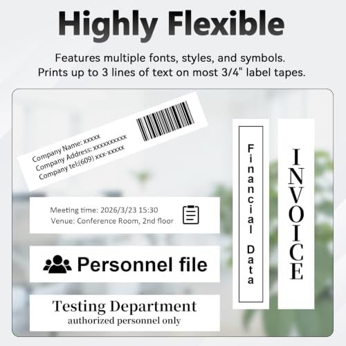 TZe-241 Label Maker Tape 18mm 0.7 Laminated White Replacement for Brother - Image 4