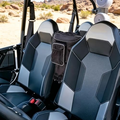 UTV Center Seat Storage Bag for John Deere Gator Worksite XUV835 2022–2026, Waterproof UTV Cab Organizer with Multi-Pockets, Durable Seat Console Bag for UTV Cab Accessories - Image 7
